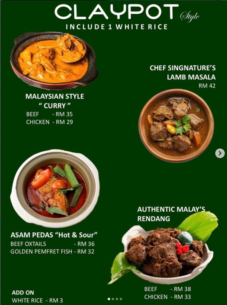 Cafe Menu 1